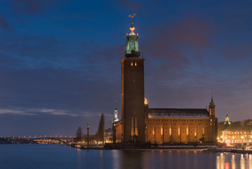 Stockholm City Hall (Stadshuset), Stockholm, Sweden